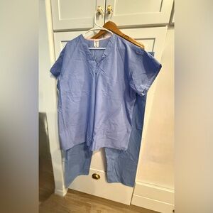 Halloween Costume Standard Textile Blue 2 Piece scrubs pants 2XL, top XL